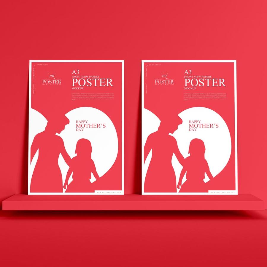 免费a3海报样机