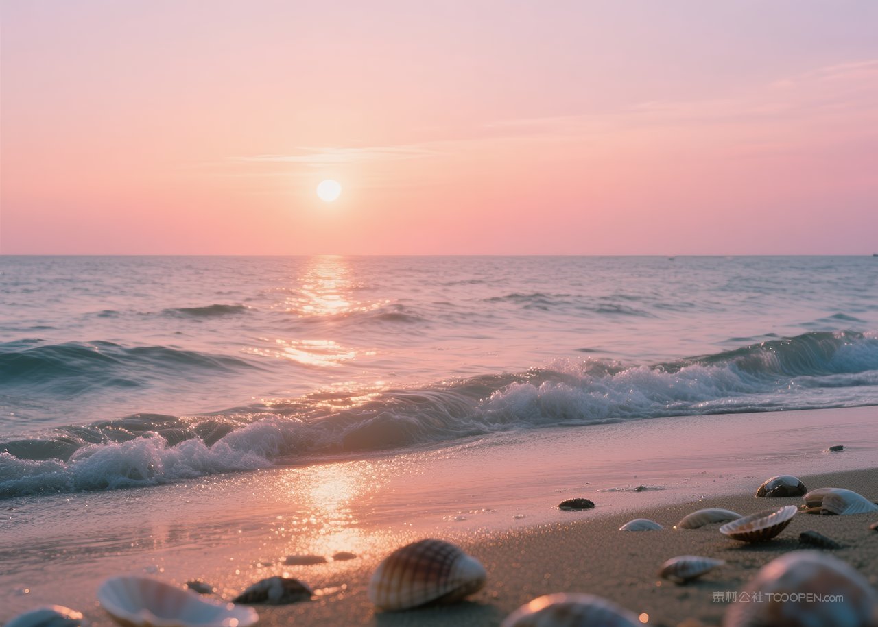 天空自然大海风景海景唯美海边