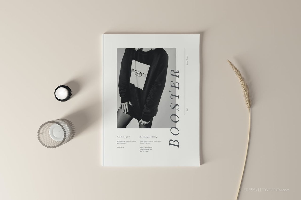 杂志小册子样机