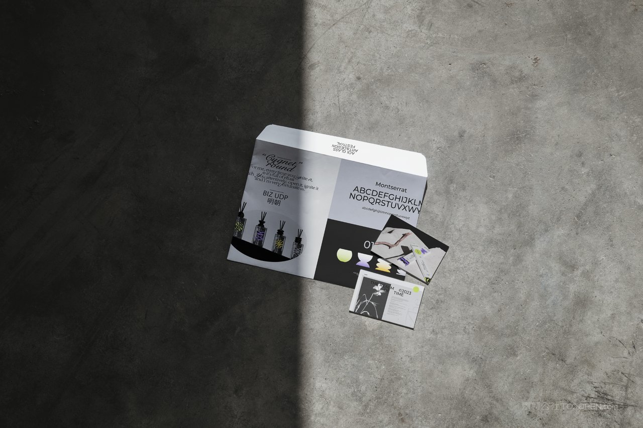 时尚文创展览艺术节音乐节展会活动品牌vi提案展示ps样机 (34)