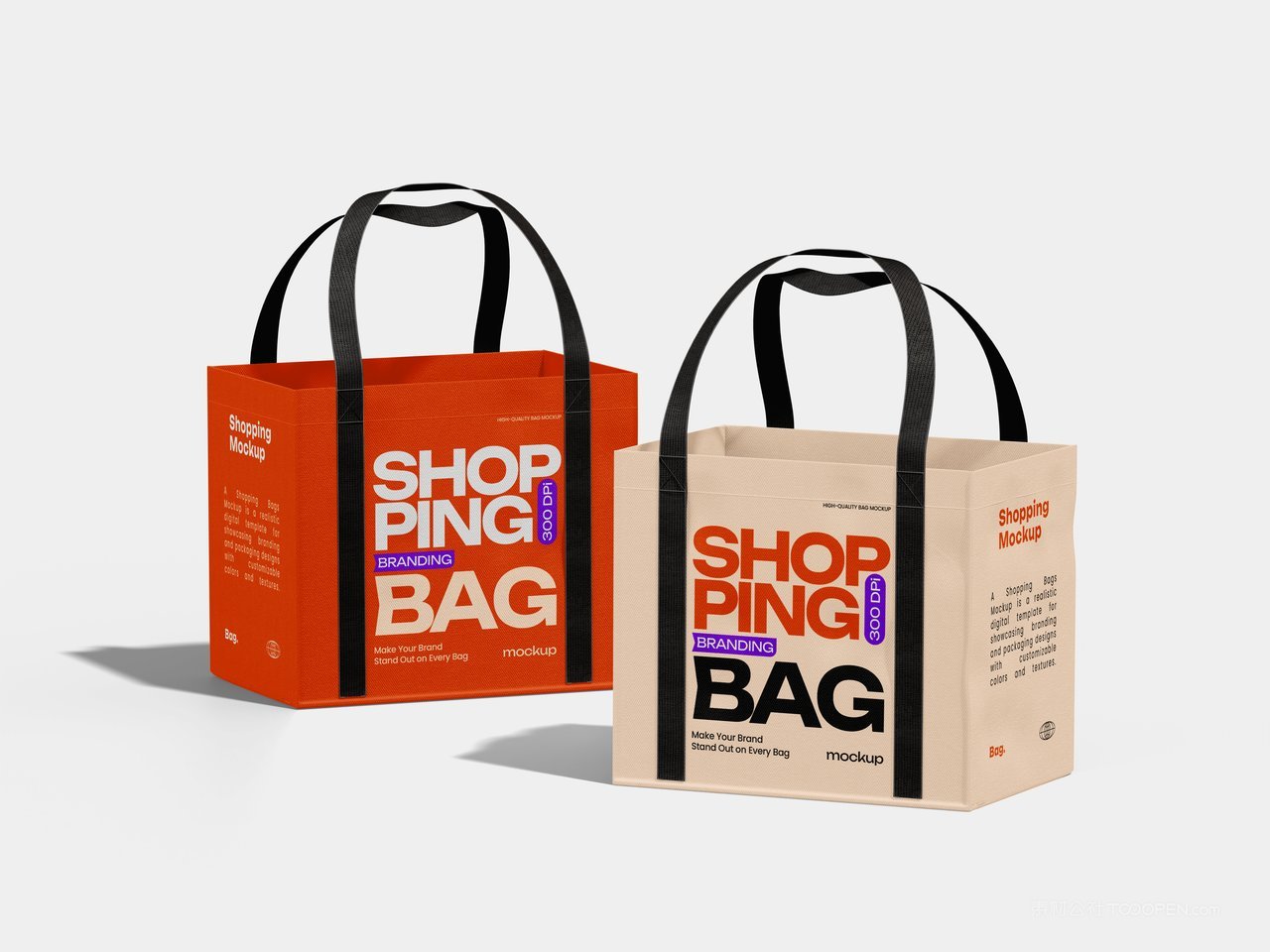 手提袋购物袋样机