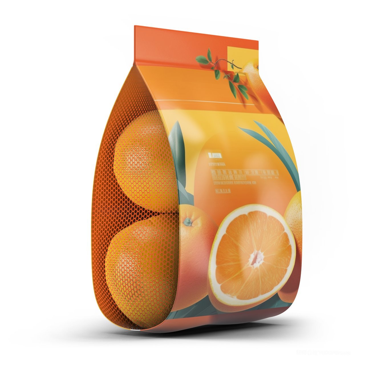 【2193期】自封口橙子包装袋样机 (1)