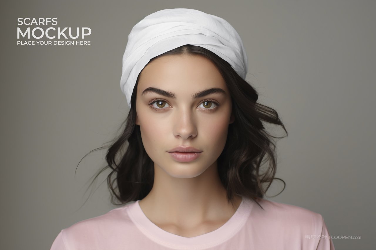 【2040期】25款女生头巾丝巾样机 (16)