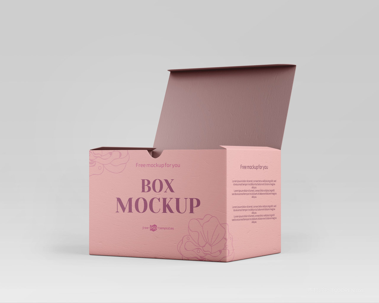 包装盒样机纸盒设计psd分层素材盒子样机素材