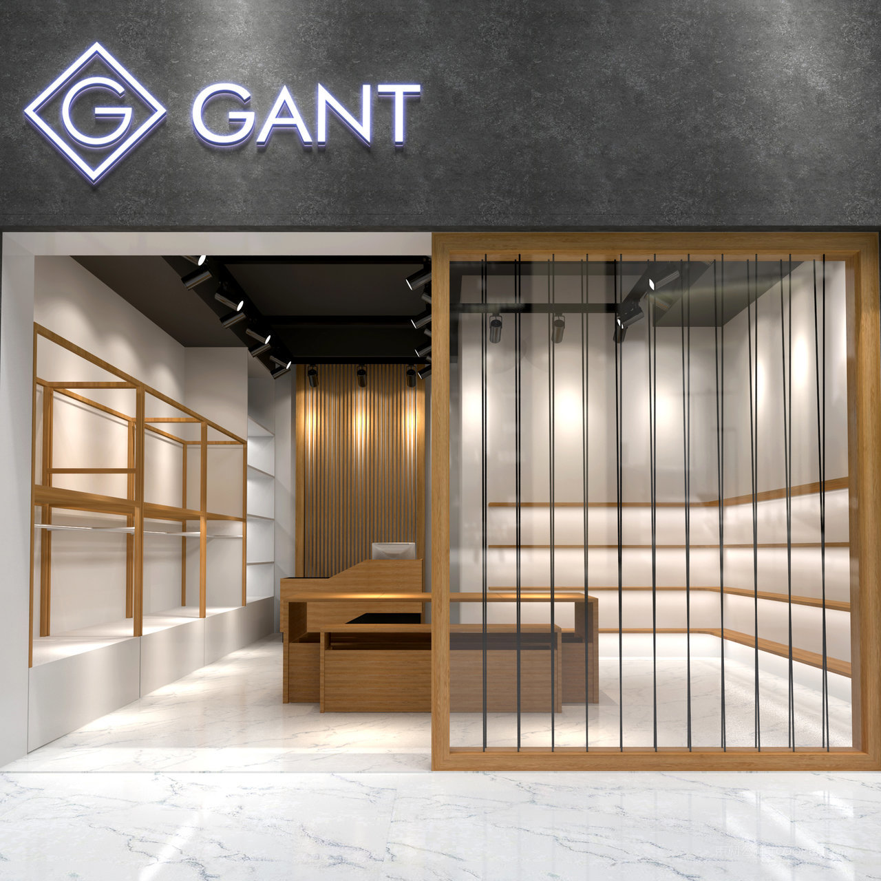 店面样机店招门头贴图样机