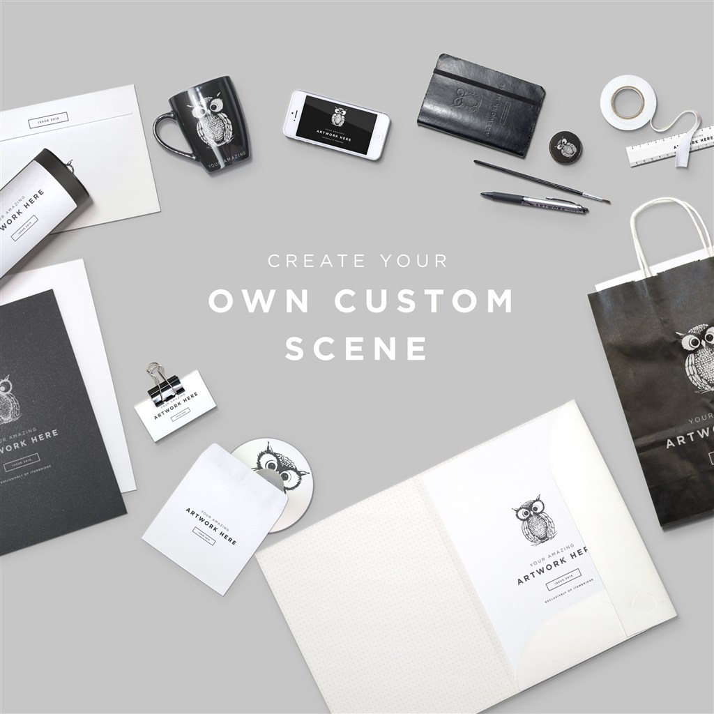 商务用品vi场景样机