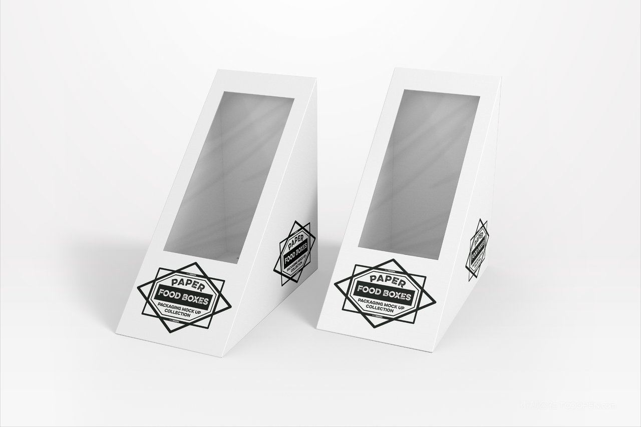 三明治品牌食品纸质包装贴图样机 (2)