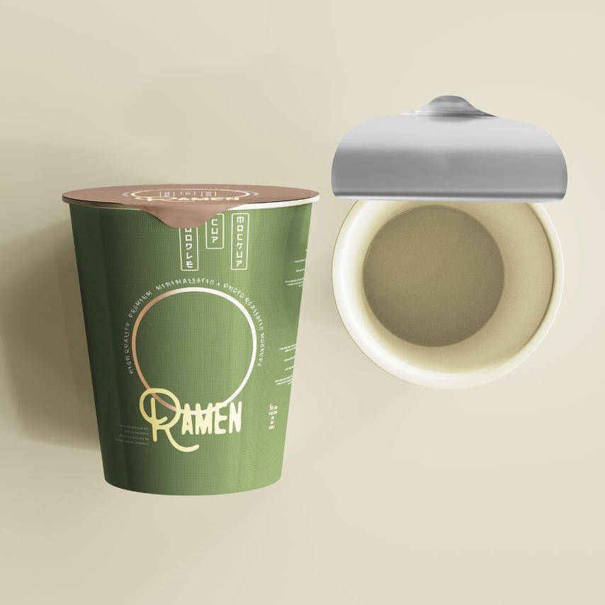 酸辣粉桶装泡面即食品包装展示样机 (16)