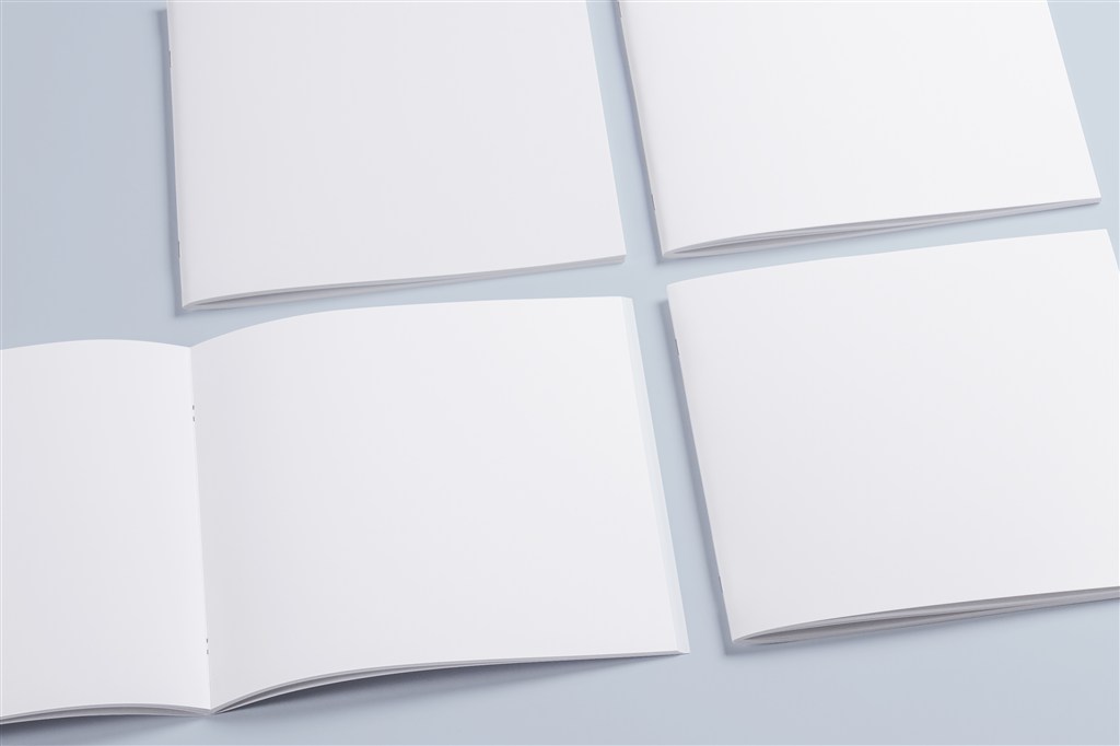 方形画册智能模版样机