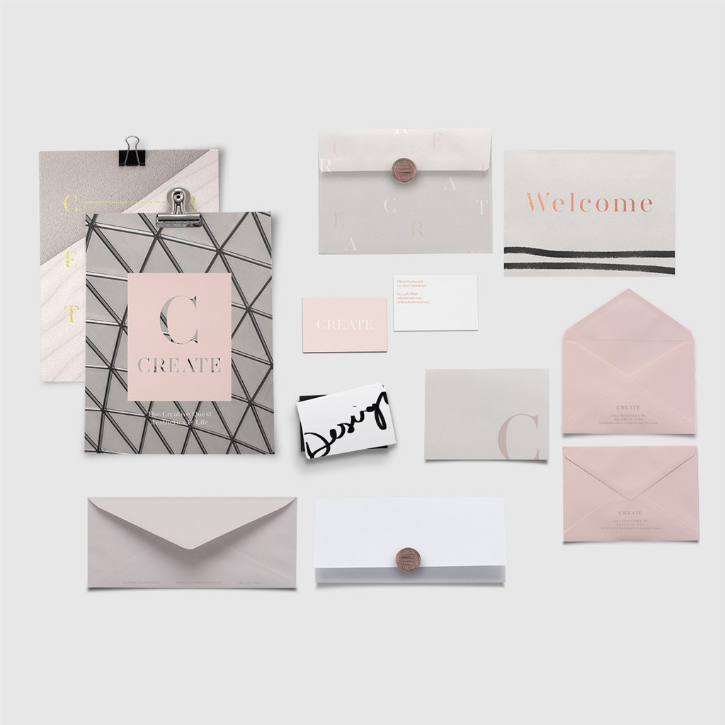 餐饮行业VI样机模板