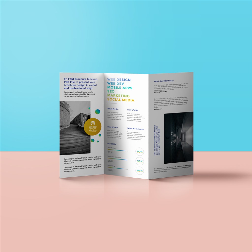 竖式三折页样机