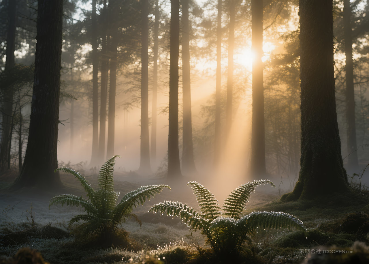 自然日出唯美天空风景美丽云层云彩