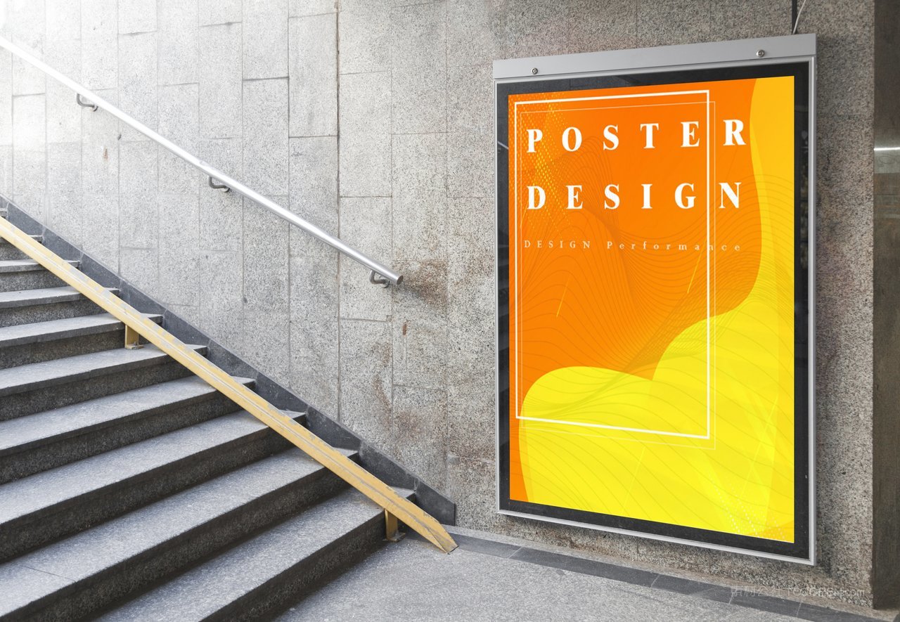 户外灯箱海报场景样机 (26)