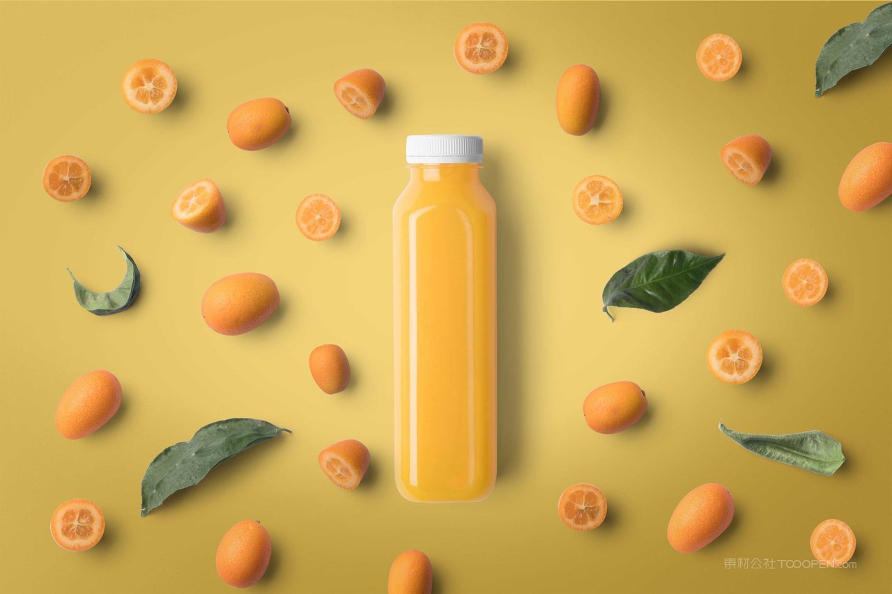 果汁包装场景样机