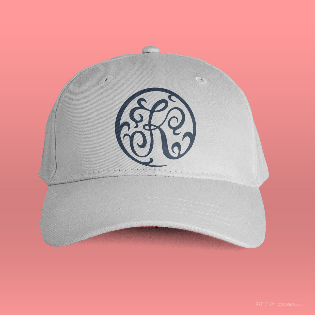 棒球帽遮阳帽贴图样机