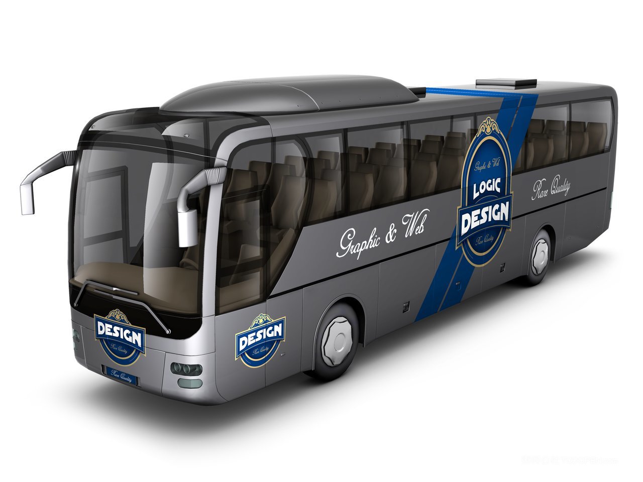 大巴长途运输面包车样机 (3)