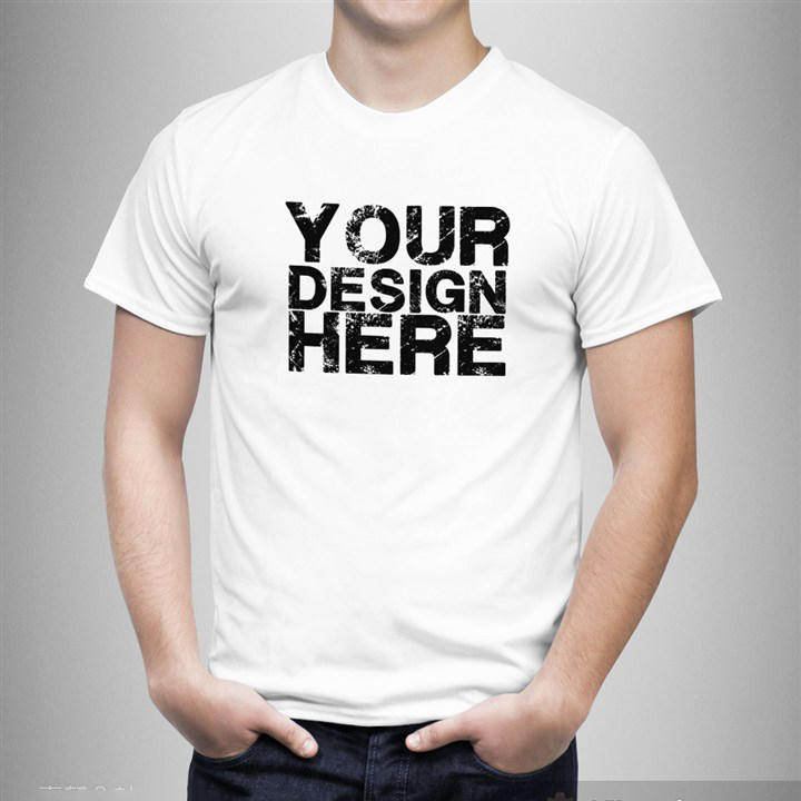 20男士工作广告短袖T恤女士文化衫贴图样机设计模板效果VI素材PSD分层