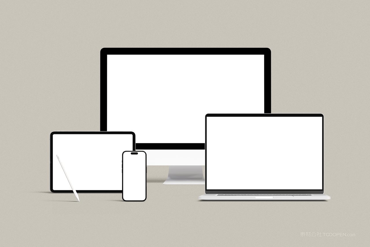 电脑平板场景样机