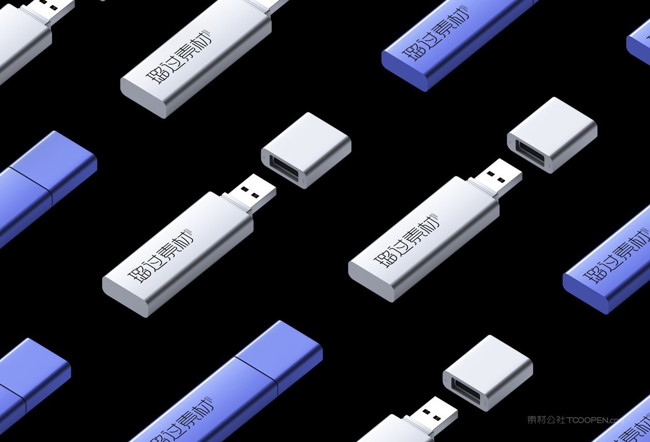 企业科技品牌vi设计样机海报工牌商务展示logo标识ps贴图素材 (36)