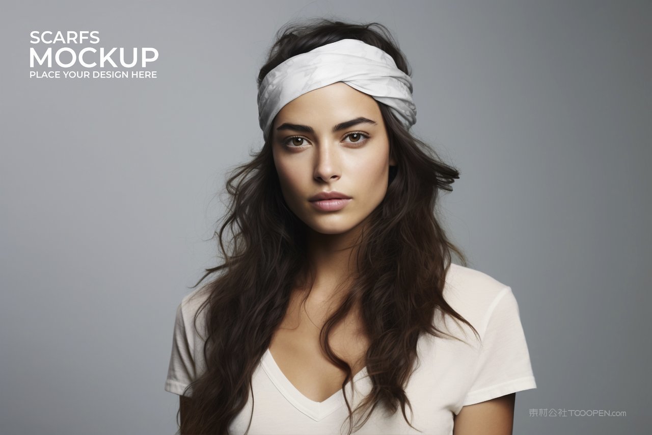 【2040期】25款女生头巾丝巾样机 (25)