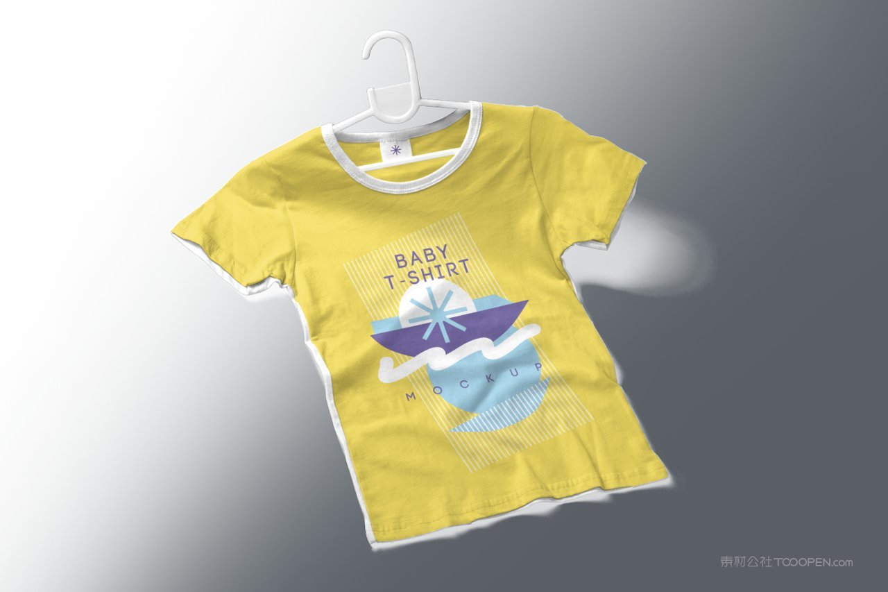儿童t恤样机