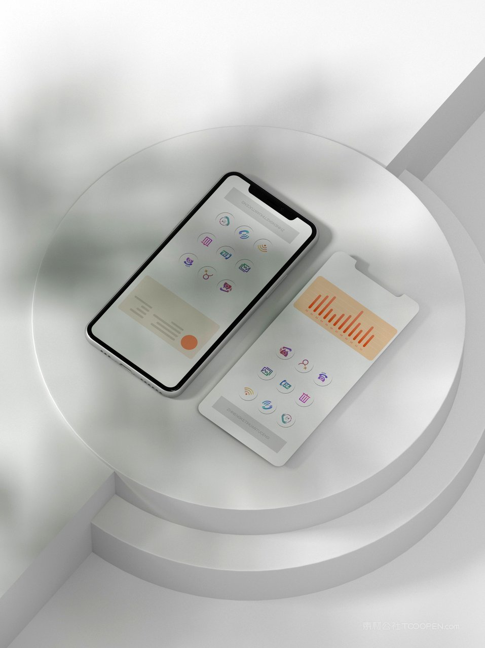 简洁米色手机屏app界面ui样机 (17)