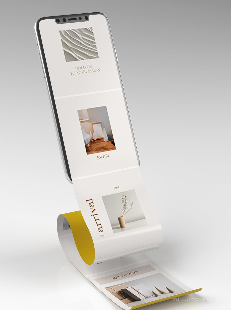 创意长屏高级感手机样机 (7)