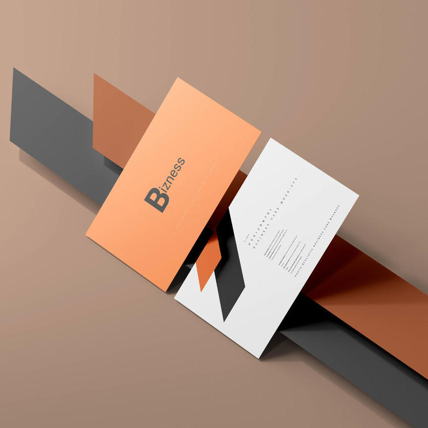 商务名片卡片样机