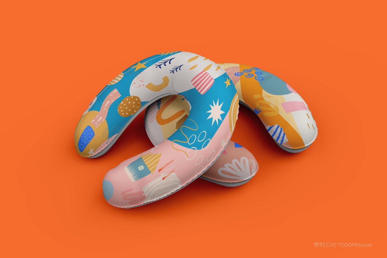 【2010期】印花u型枕贴图样机 (5)