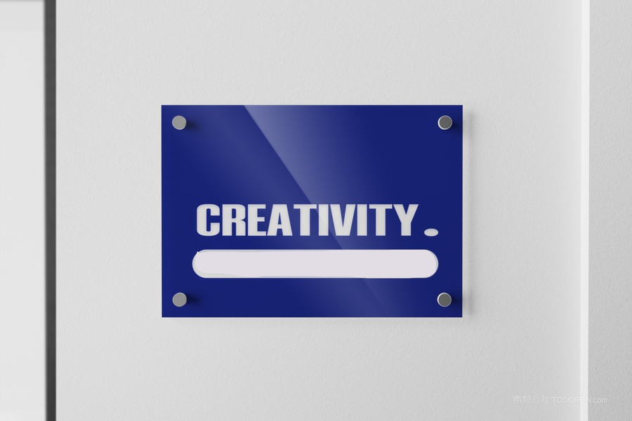 品牌VI形象展示样机门牌