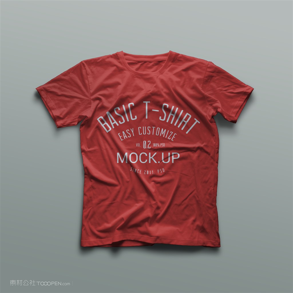 男士工作广告短袖T恤女士文化衫贴图样机设计模板效果VI素材PSD分层
