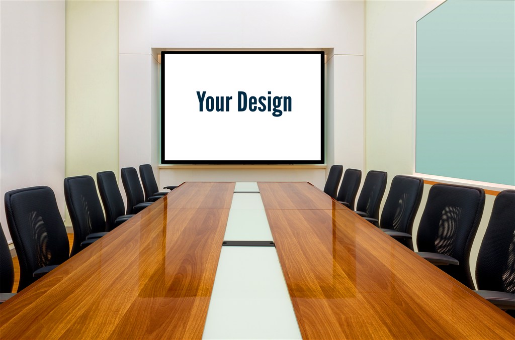 公司会议室场景样机