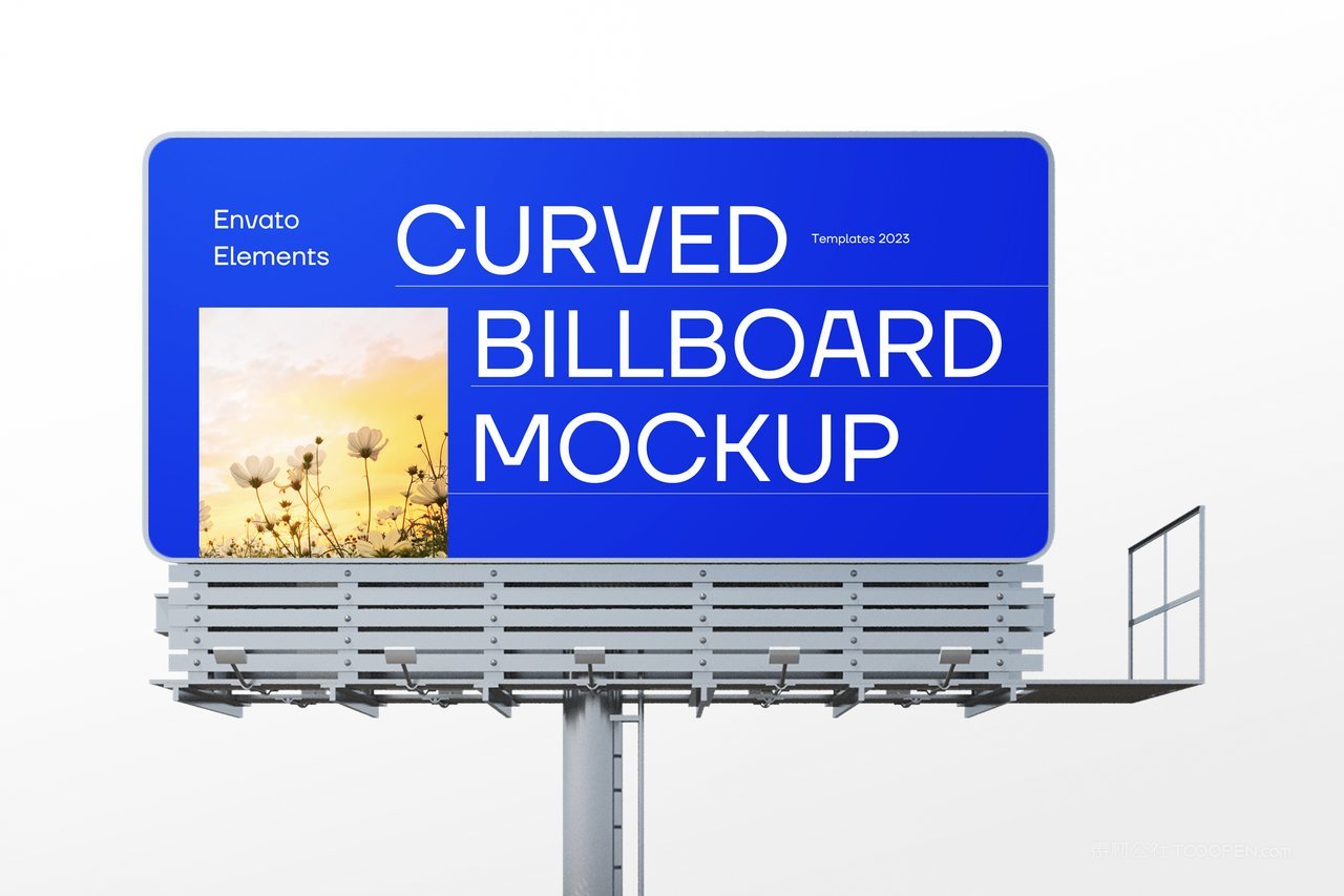 户外广告牌样机