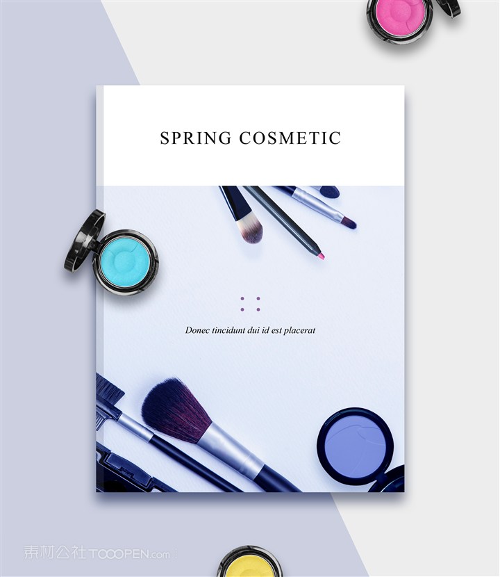 化妆品封面设计