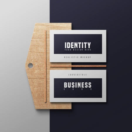 名片样机模板
