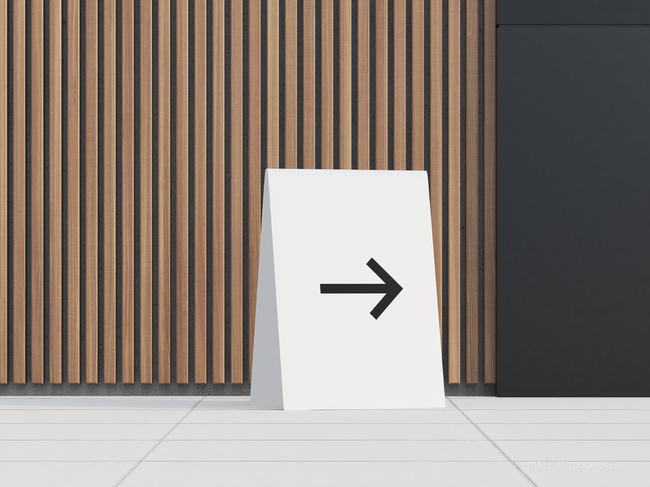 引导方向视指示牌室外环境展示 (3)