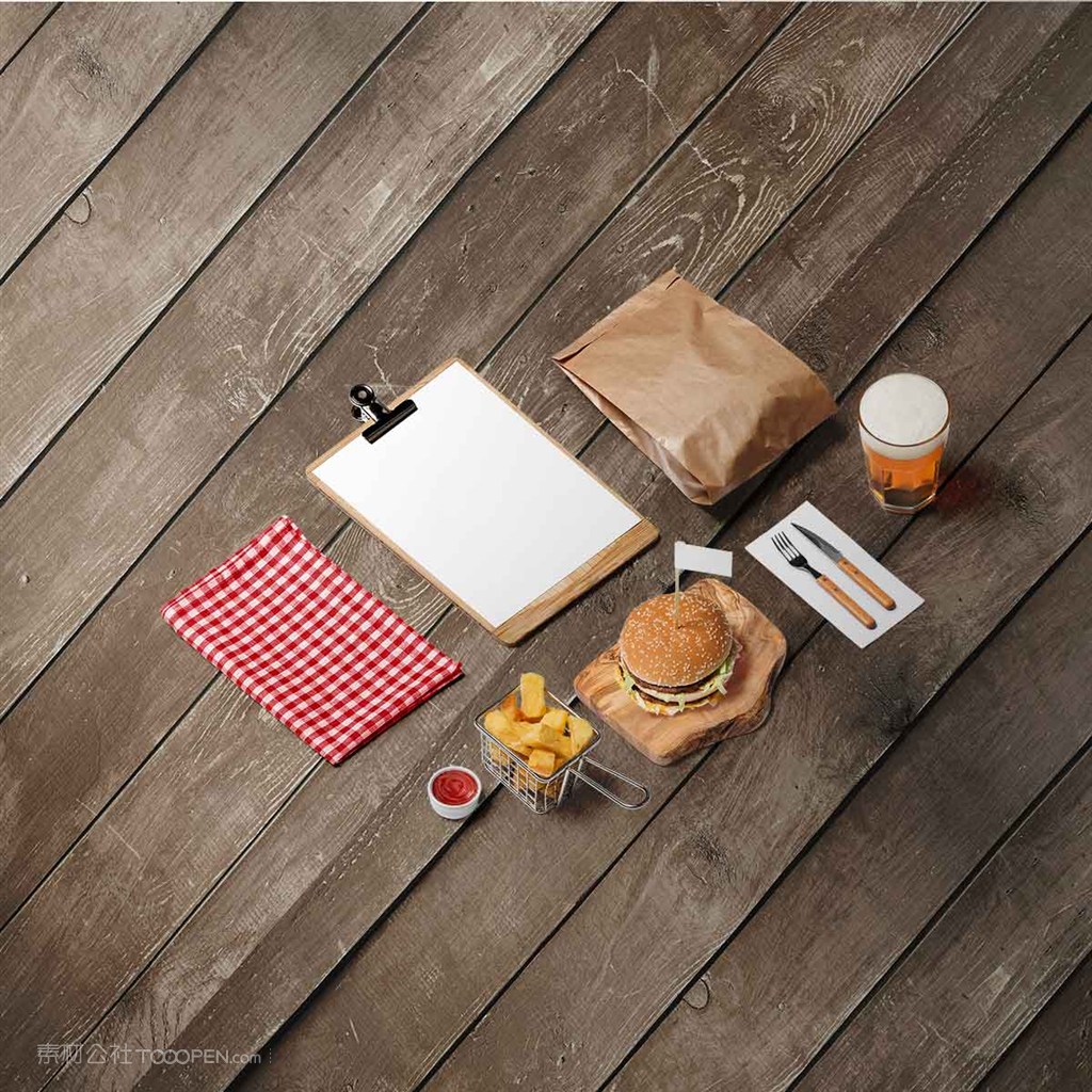 西餐厅咖啡店vi样机素材模板