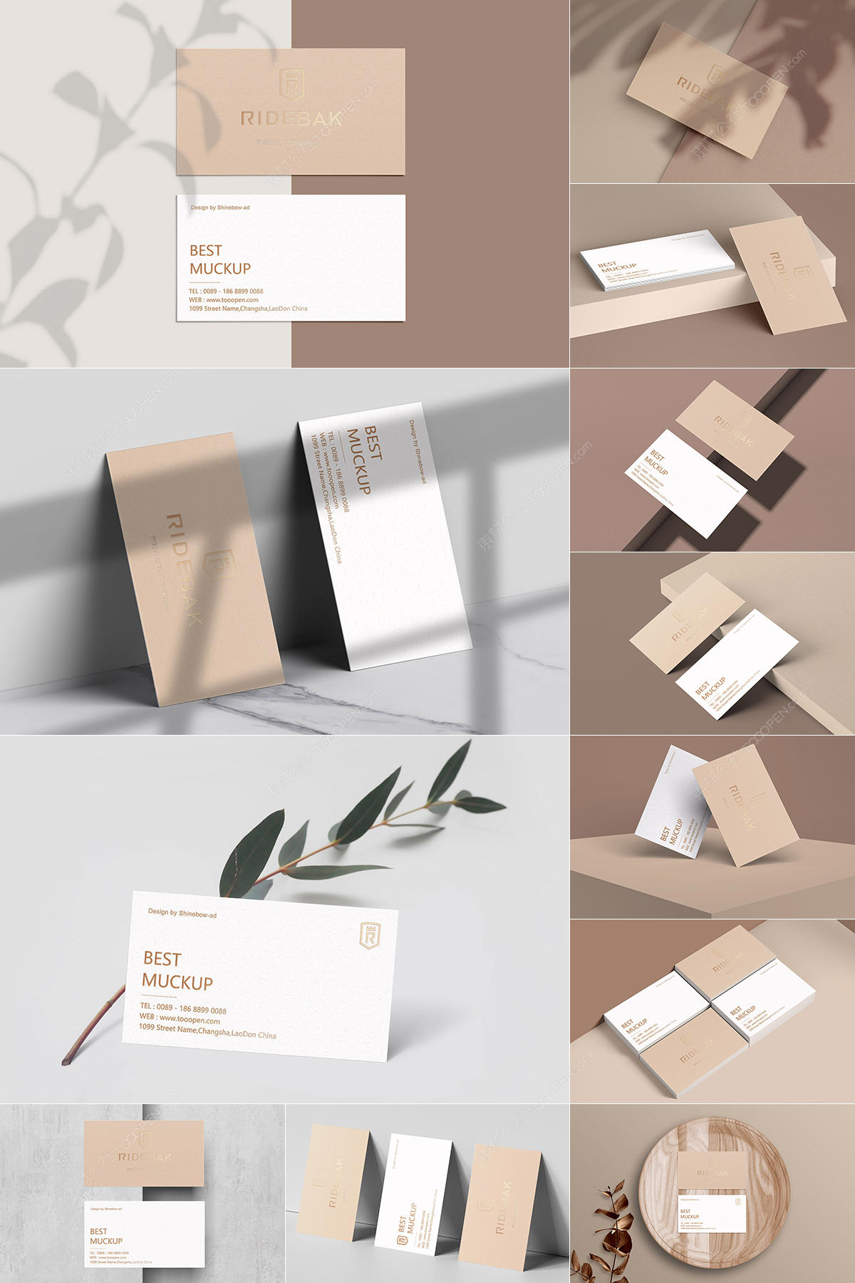 20款名片样机大全