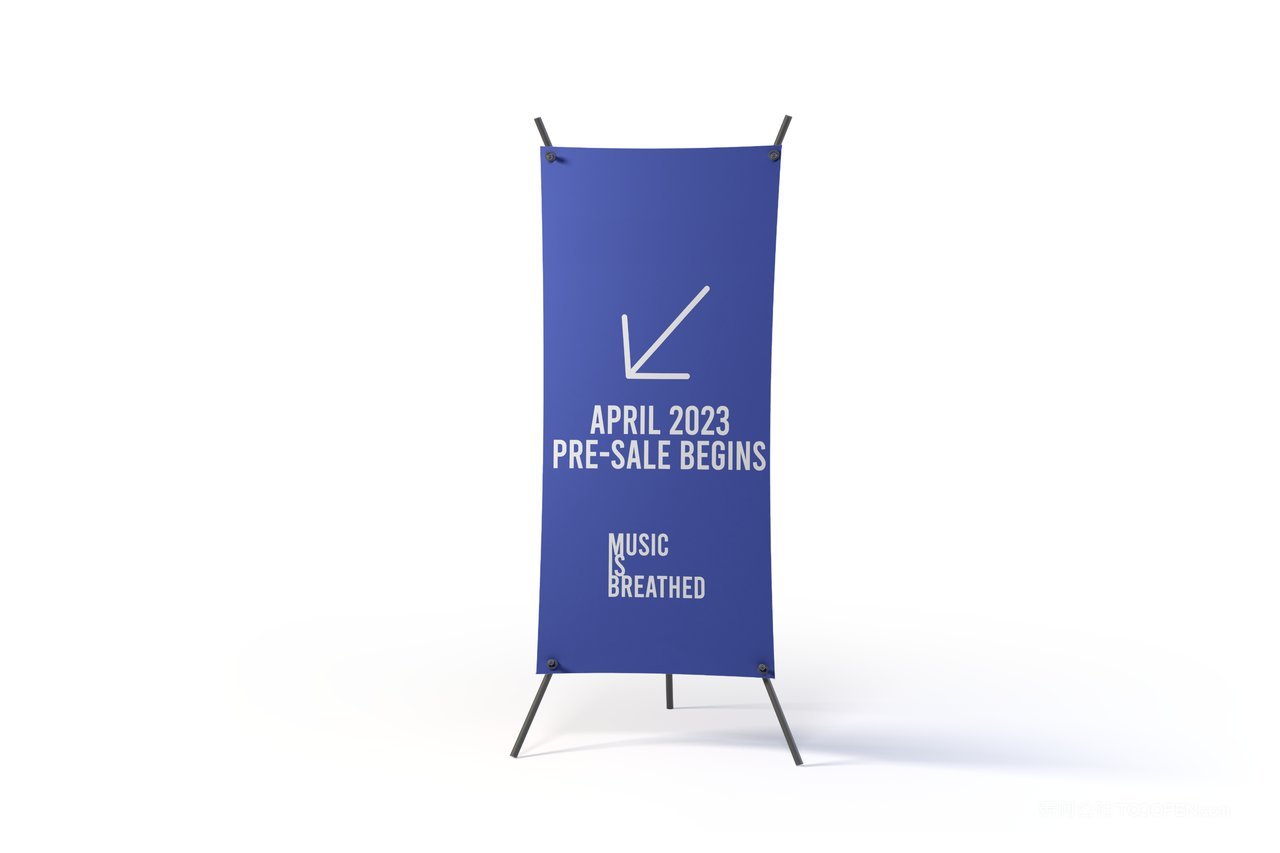 品牌VI形象展示样机展架