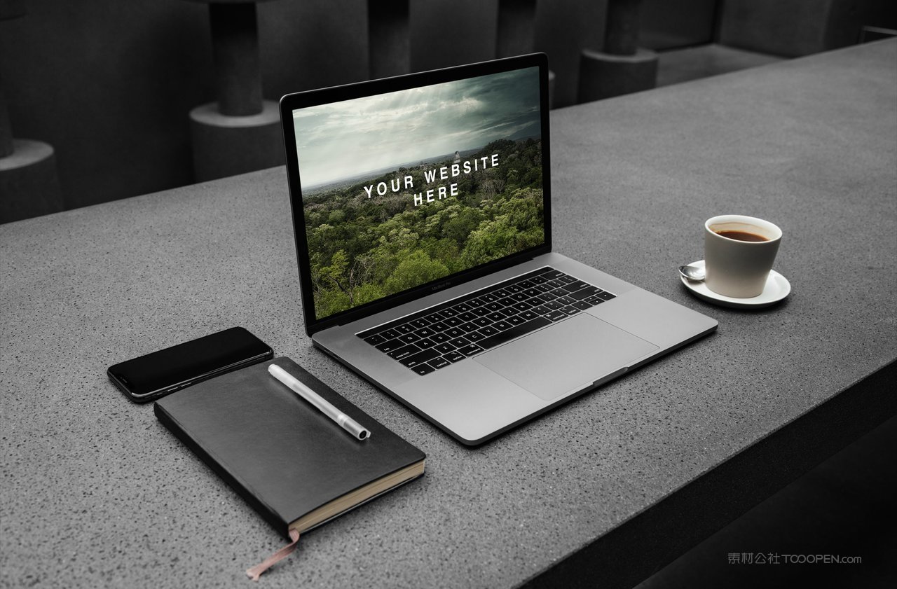 macbook pro workspace mockup电子数码样机