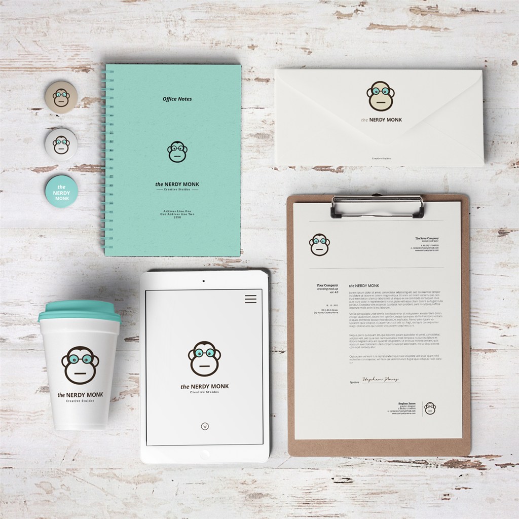 餐厅饭店VI设计模板样机