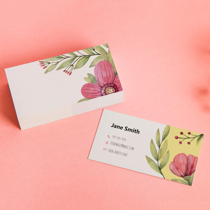 清新名片设计素材