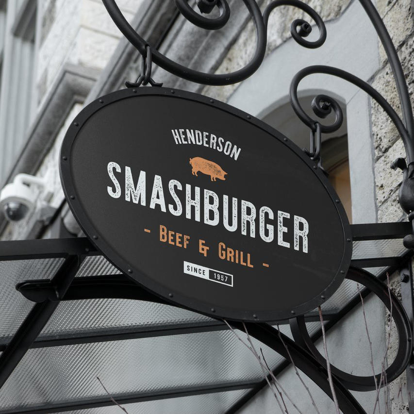 沿街实体店铺招牌门logo展示实景样机 (5)