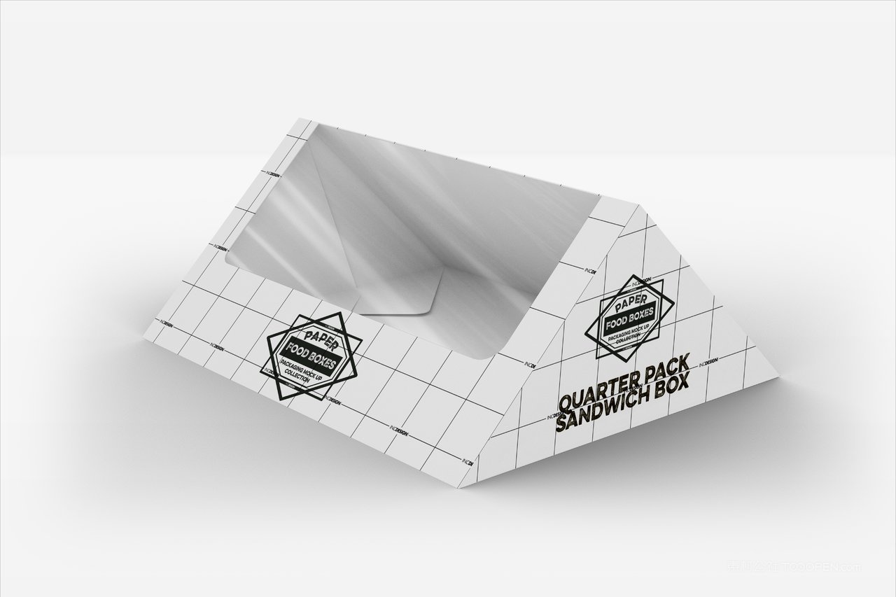 三明治品牌食品纸质包装贴图样机 (4)