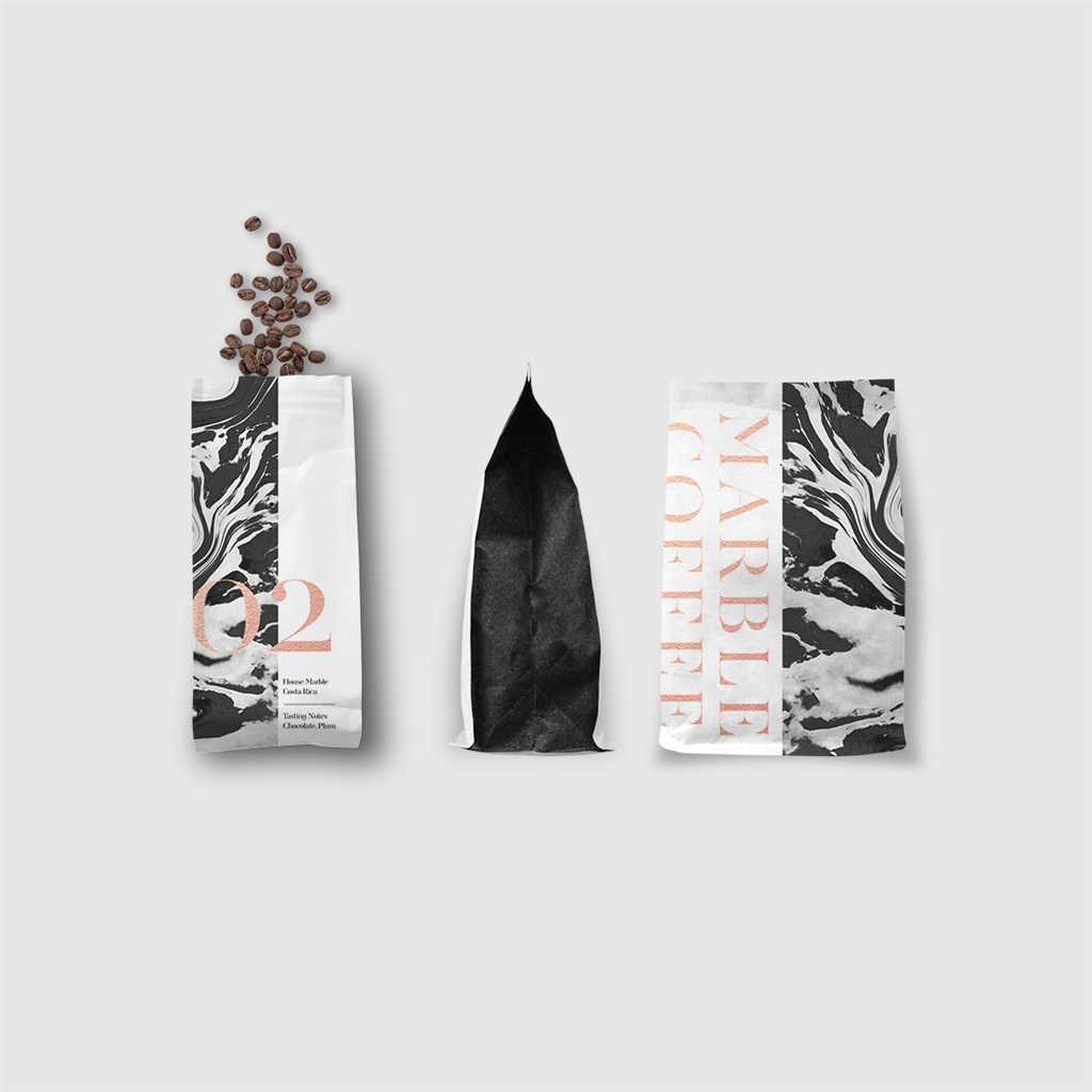 咖啡包装袋样机模板