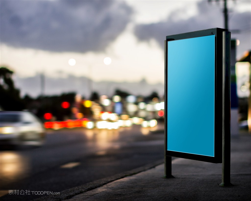 5户外大型广告广场广告广告场景广告牌广告位贴图样机设计模板效果VI素材PSD分层