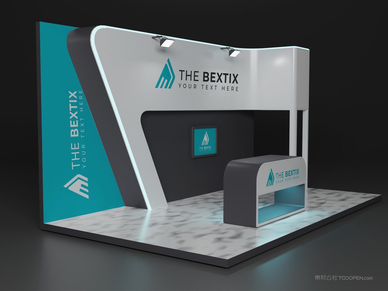 【2037期】展会展台设计样机 (14)