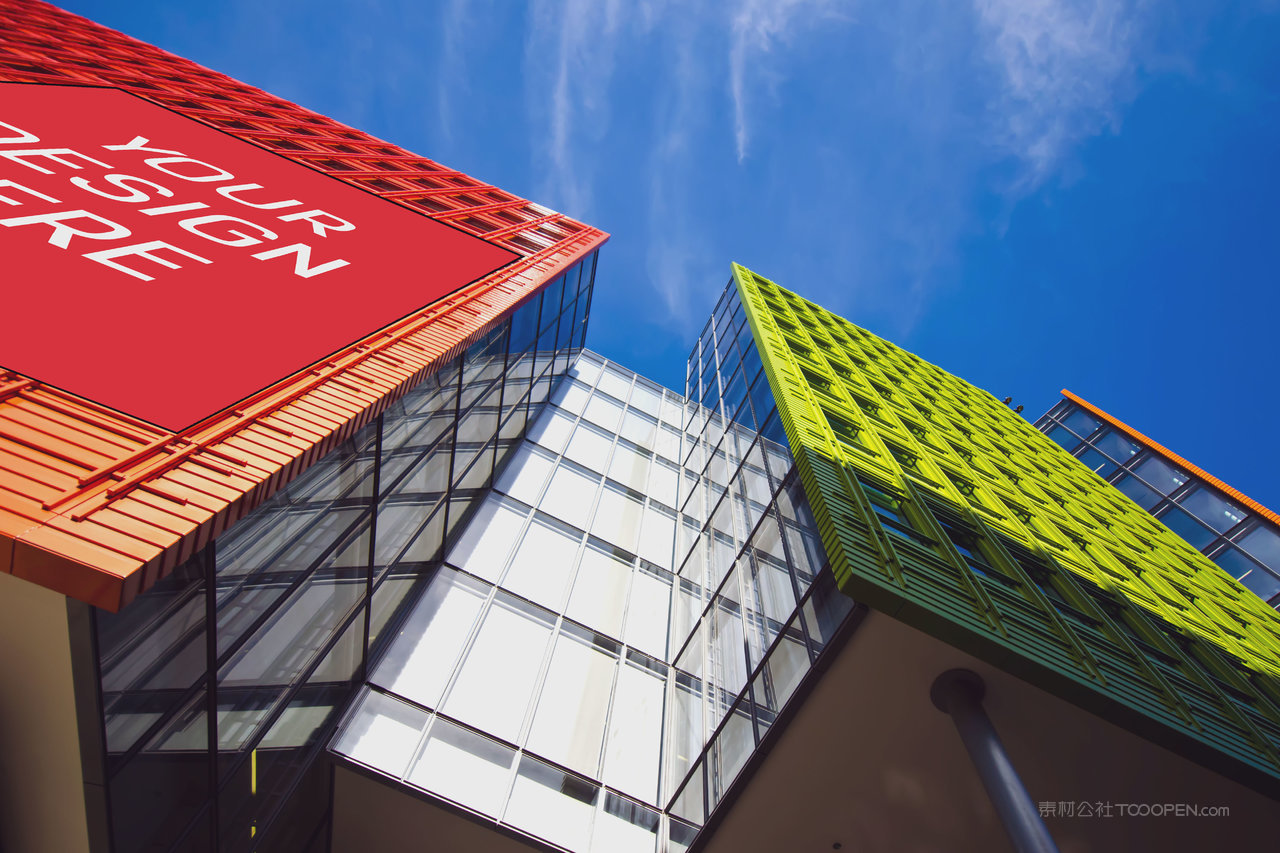 大型户外广告牌高层楼体广告样机 (24)