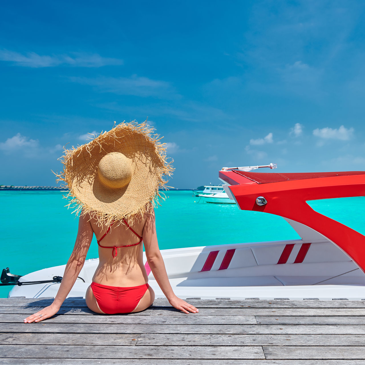 马尔代夫风景画图片 (53)