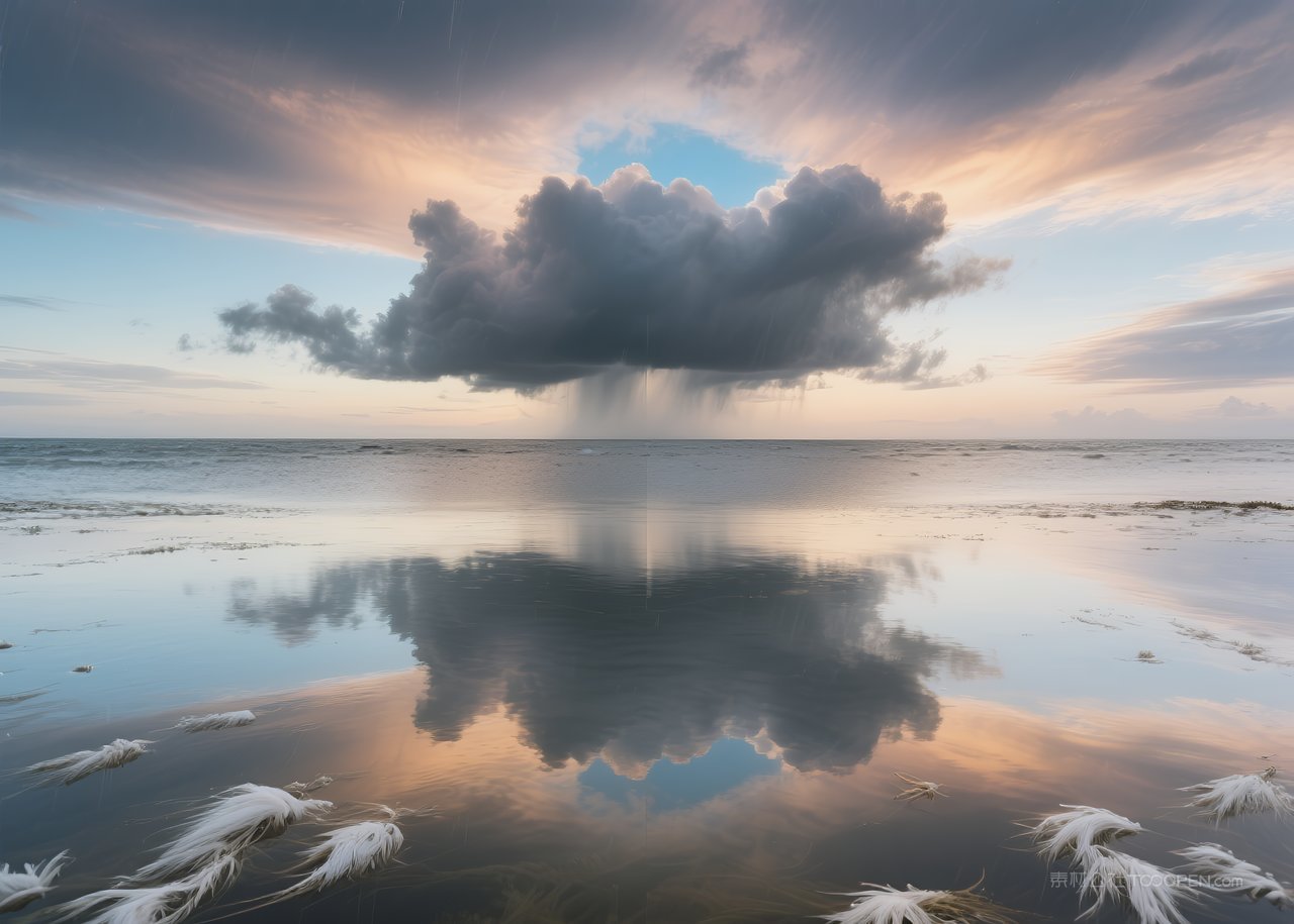 自然海边风景海景天空唯美大海